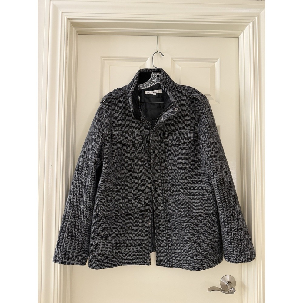 kenneth cole men 52% wool jacket coat size XL